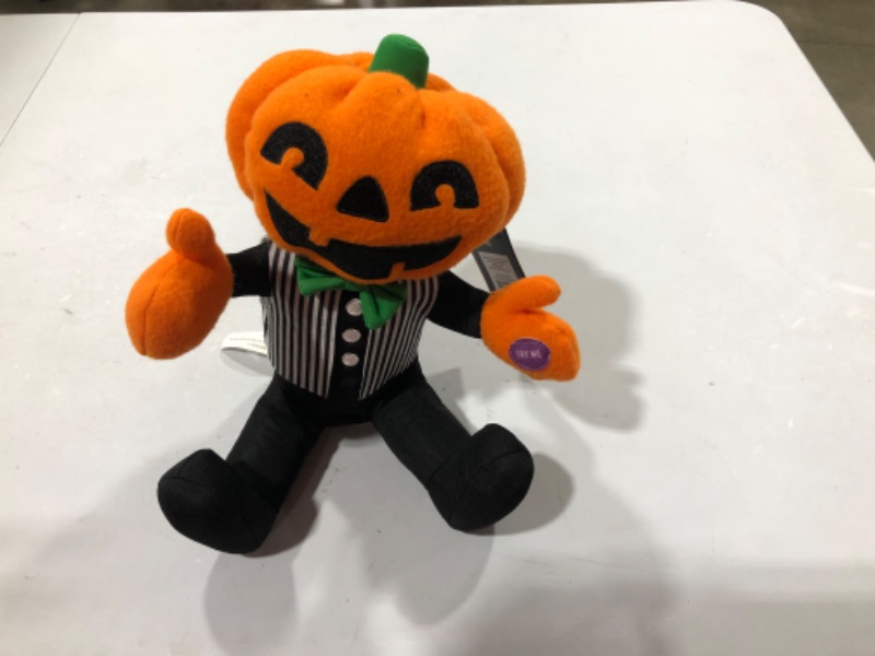 Photo 2 of Animated Dancing Plush Pumpkin Halloween Decorative Prop - Hyde & EEK! Boutique™

