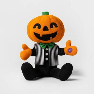 Photo 1 of Animated Dancing Plush Pumpkin Halloween Decorative Prop - Hyde & EEK! Boutique™

