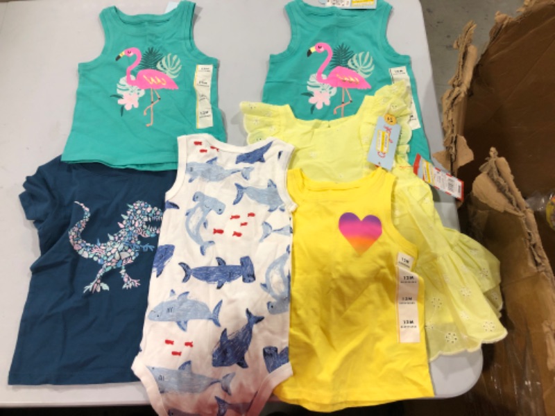 Photo 1 of Assorted Baby Clothes (Sizes Vary)