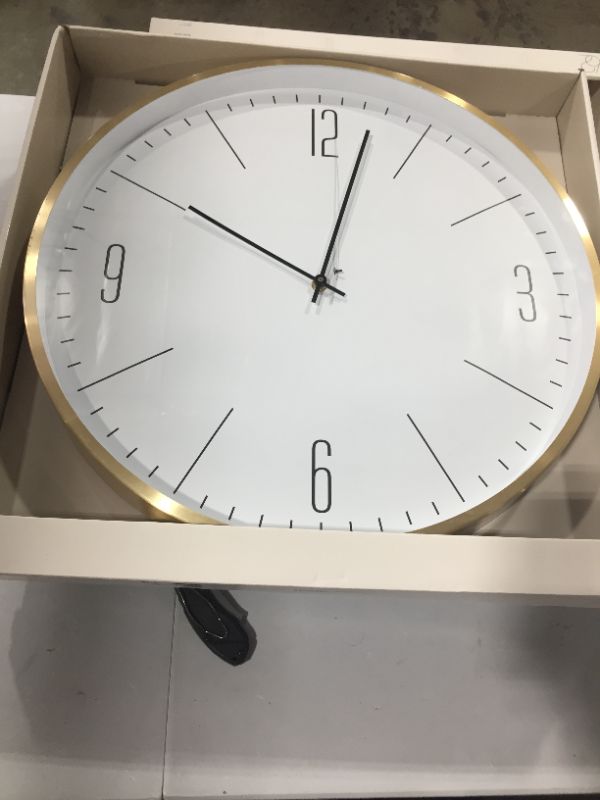 Photo 2 of 20" Brushed Brass Wall Clock - Project 62™

