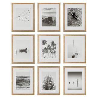 Photo 1 of (Set of 9) 11" x 14" Gallery Grid Kit Gold - Instapoints

