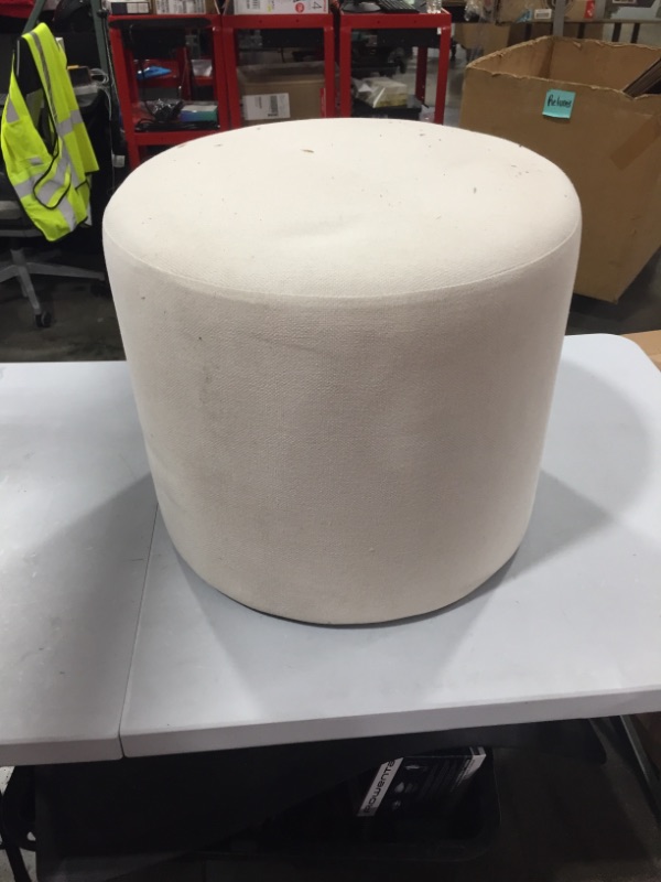 Photo 2 of 19" Round Pouf Ottoman - WOVENBYRD
SLIGHTLY DIRTY

