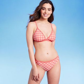 Photo 1 of Women's Medium Coverage Hipster Bikini Bottom - Kona Sol™ Coral Pink 20W-22W

