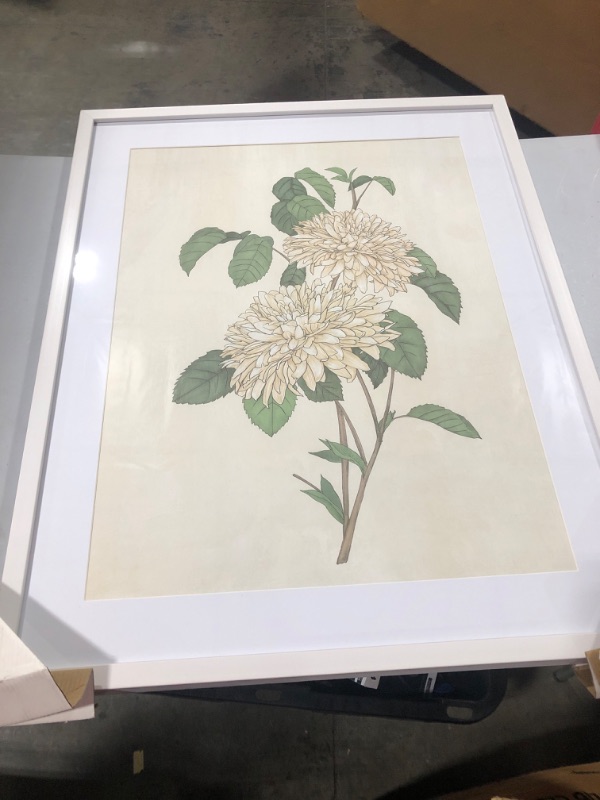 Photo 1 of (Set of 2) 24 x 30 Flowers Framed Wall Art White - Threshold
ONLY ONE PAINTING IN PACKAGE
PAINTING REAR SLIGHTLY RIPPED