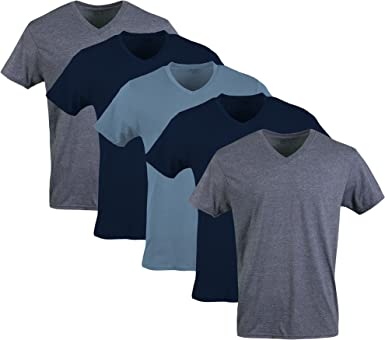 Photo 1 of Gildan Men's V-Neck T-Shirts, Multipack   5 PACK 2XXL
