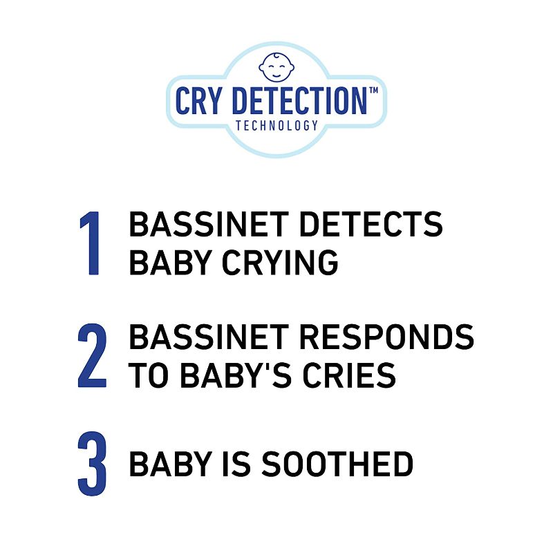 Photo 2 of Graco Sense2Snooze Bassinet with Cry Detection Technology | Baby Bassinet Detects and Responds to Baby's Cries to Help Soothe Back to Sleep
