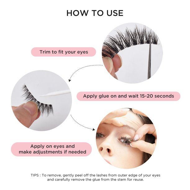Photo 1 of 11 PACK  -  BEYELIAN False Eyelashes, 3D Faux Mink Eyelashes, Handmade Luxurious Volume Fluffy Natural False Lashes 5 Pairs EACH PACK   +  4 PACK  -  Dreamgirl Women's Sheer Garter Belt and Stockings Set
