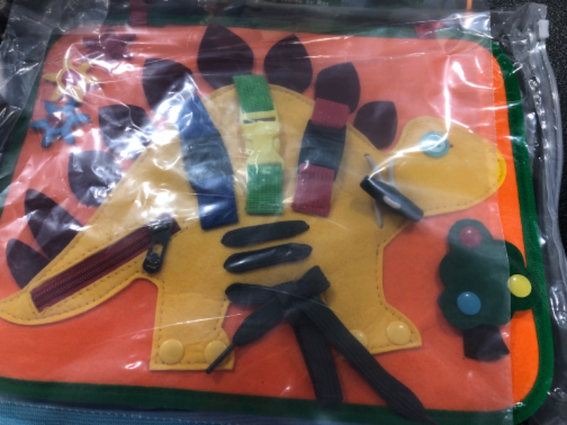 Photo 4 of KID PACK -  10 SAFARI BIRTHDAY DECORATION BAGS WITH ANIMAL FIGURES CLIPS AND ROPE      2 DRAGON POP-IT FIDGET TOYS    1 BOOK  " A HALLOWEEN SCARE IN MISSISSIPPI"     1 SENSORY TOY SIPPERS TIES BUTTONS FOR TODDLERS   1 SMARTY PANTS VITAMIN GUMMIES 120CT   