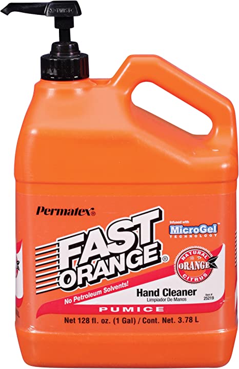 Photo 1 of (2) FAST ORANGE HAND CLEANER 1 GAL WITH PUMP 
