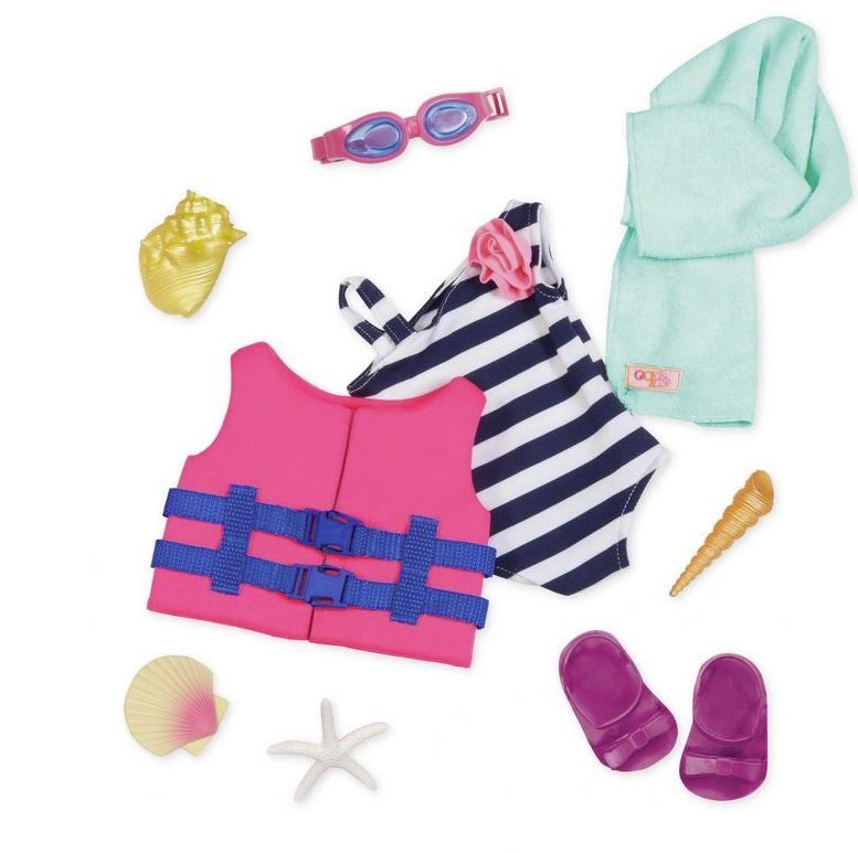 Photo 1 of Our Generation Fun Day Sun Day Swimsuit Outfit for 18" Dolls