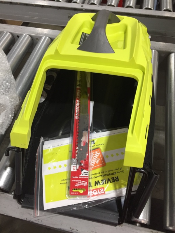Photo 1 of RYOBI 16 in. One+ 18-Volt Lithium-Ion Hybrid Walk Behind Push Lawn Mower Two 4.0 Ah Batteries & Charger Included (Bulk Packaged)

