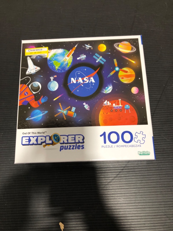 Photo 2 of Buffalo Games - Explorer Puzzles - Out of This World - 100 Piece Jigsaw Puzzle Multicolor
