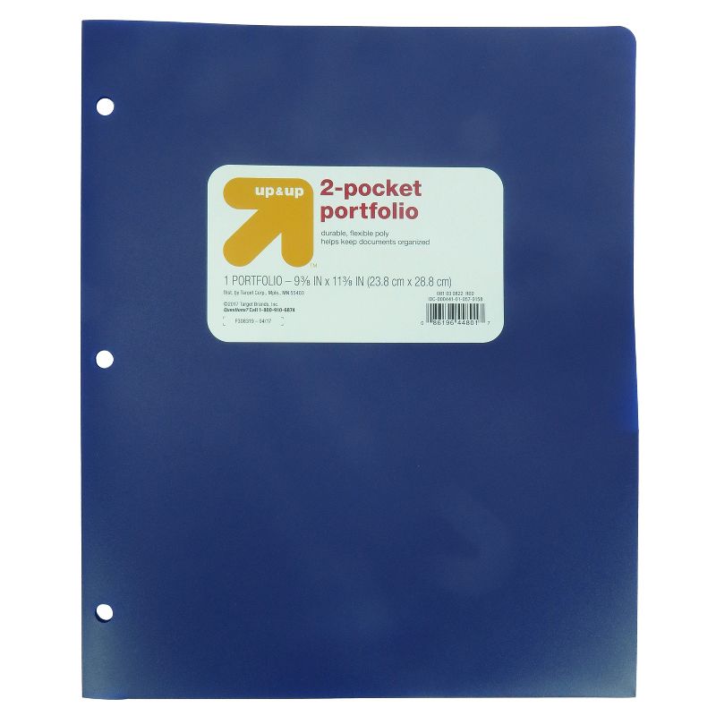 Photo 1 of (72 PACK) 2 Pocket Plastic Folder - up & up™

