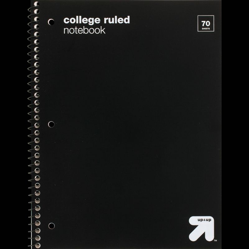 Photo 1 of (22 PACK) Wide Ruled 1 Subject Flexible Plastic Cover Spiral Notebook - up & up™

