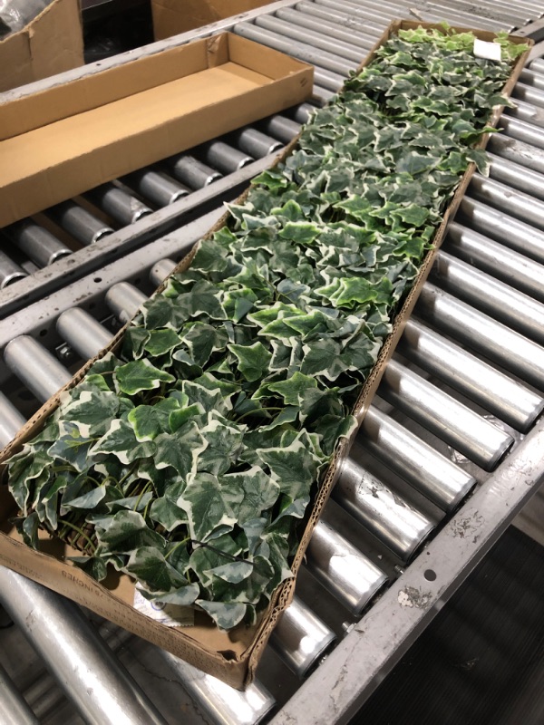 Photo 1 of Nearly Natural 39 in. English Ivy Expandable Fence Waterproof
