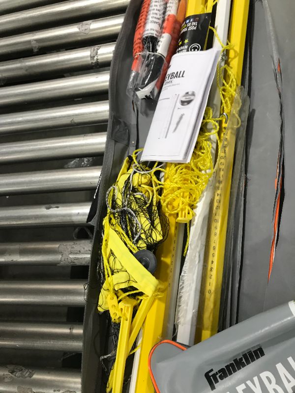 Photo 1 of Franklin Sports Volleyball Net Sets - Backyard + Beach Portable Volleyball Set for Kids + Adults - Volleyballs + Nets with Poles + Equipment Included - Carry Bag for Storage + Transport
