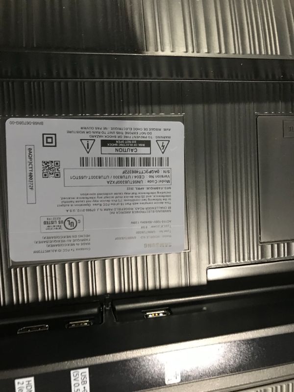 Photo 1 of SAMSUNG 55-inch Class Curved UHD TU-8300 Series - 4K UHD HDR Smart TV With Alexa Built-in (UN55TU8300FXZA, 2020 Model)
