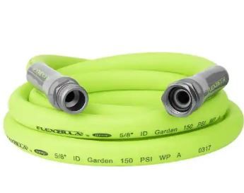 Photo 1 of 5/8 in. x 10 ft. ZillaGreen Garden Lead-in Hose with 3/4 in. GHT Fittings
