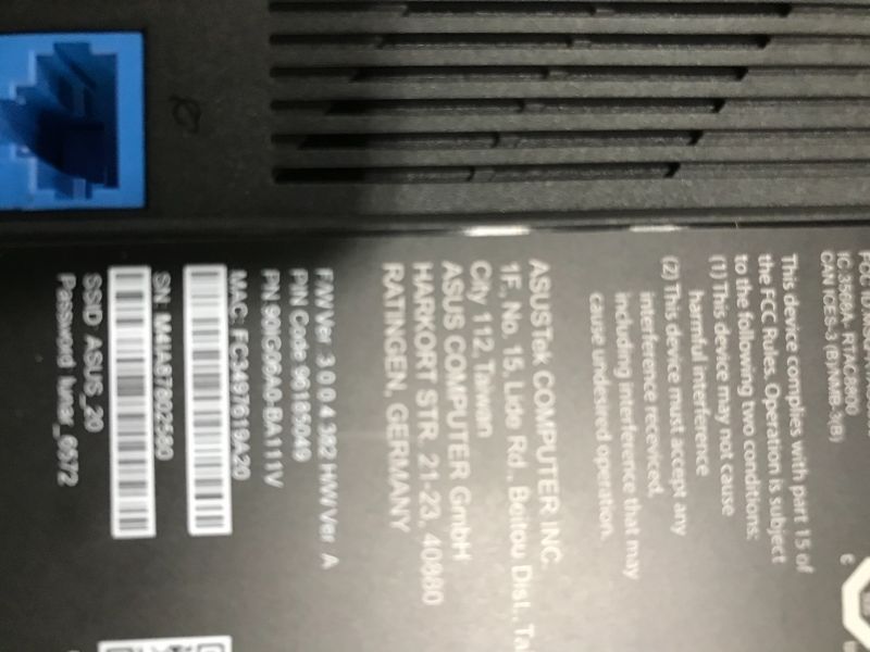 Photo 1 of ASUS AC1750 WiFi Router (RT-ACRH18) - Dual Band Wireless Internet Router, Easy Setup, Parental Control, USB 3.0, AiRadar Beamforming Technology extends Speed, Stability & Coverage, MU-MIMO
