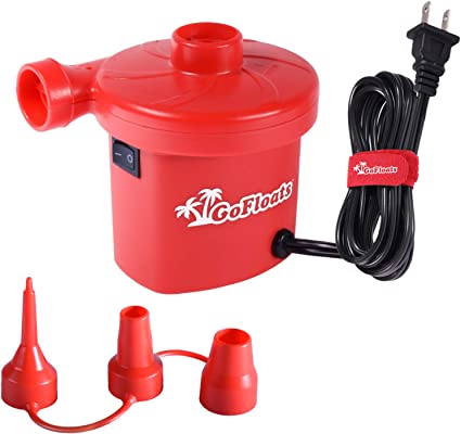 Photo 1 of GoFloats Rapid Inflation Electric Air Pump (AC 110/120V) with Tote Bag and Raft Repair Kit
