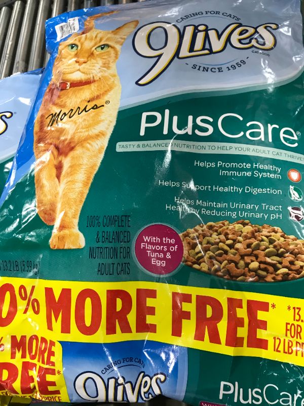 Photo 1 of 9Lives Plus Care Dry Cat Food, 13.3 Lb (Discontinued by Manufacturer)
BEST BY: 05/17/2022