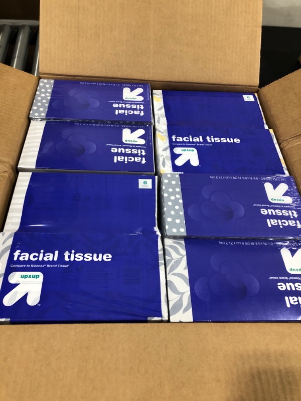 Photo 2 of 24 boxes Facial Tissue - 144ct - (Compare to Kleenex Brand Tissue) - up&up
