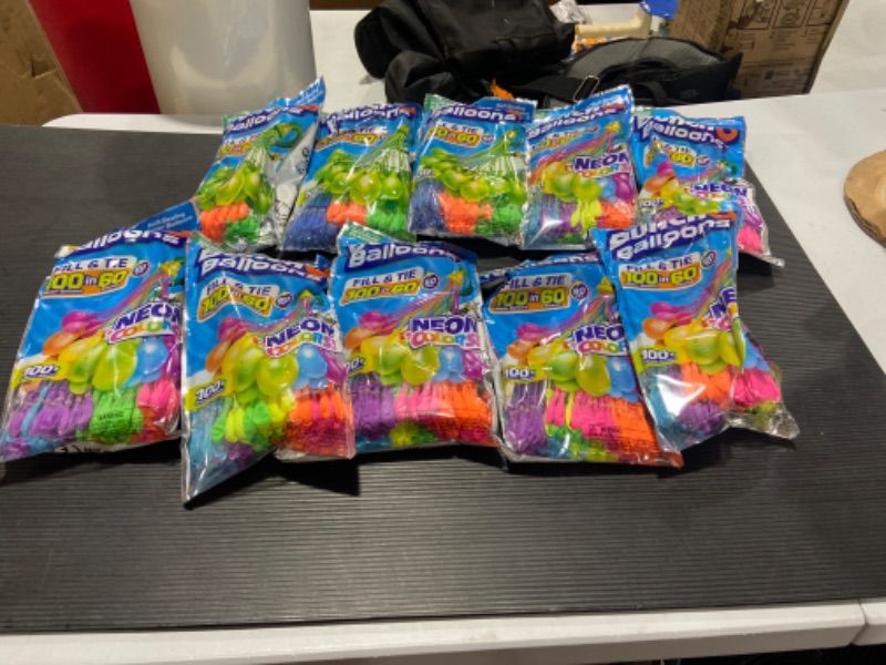 Photo 1 of Bunch O Balloons Neon Splash May EC - 10 PACK 