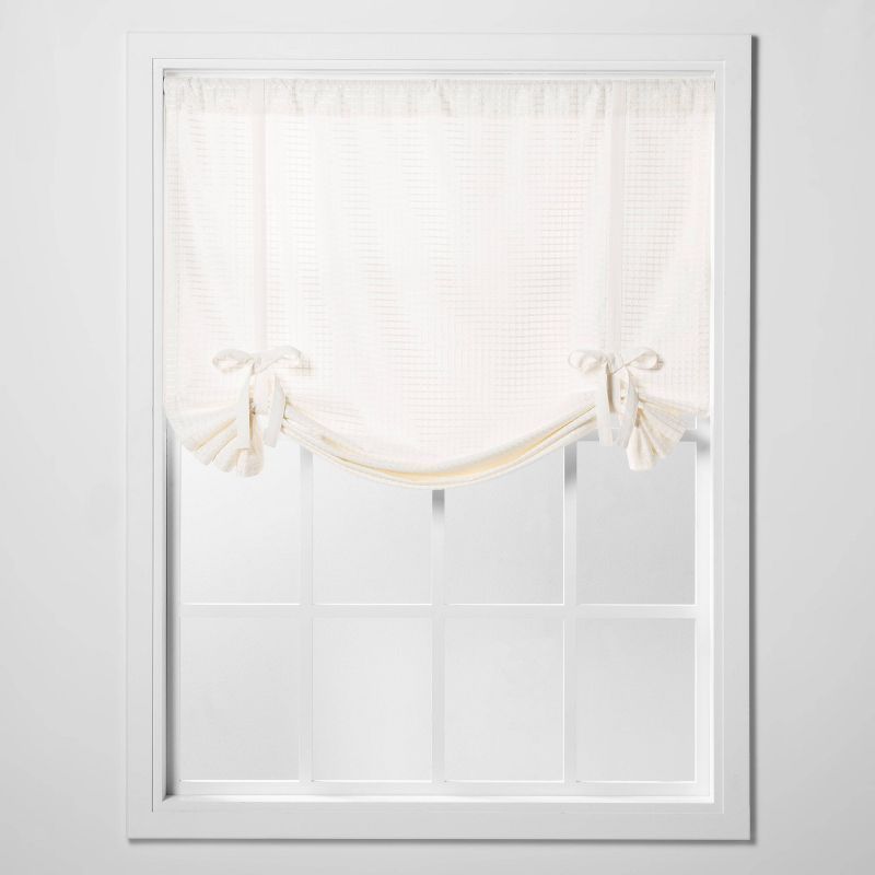 Photo 1 of 1pc 42"x63" Light Filtering Honeycomb Balloon Window Shade White - Threshold™

