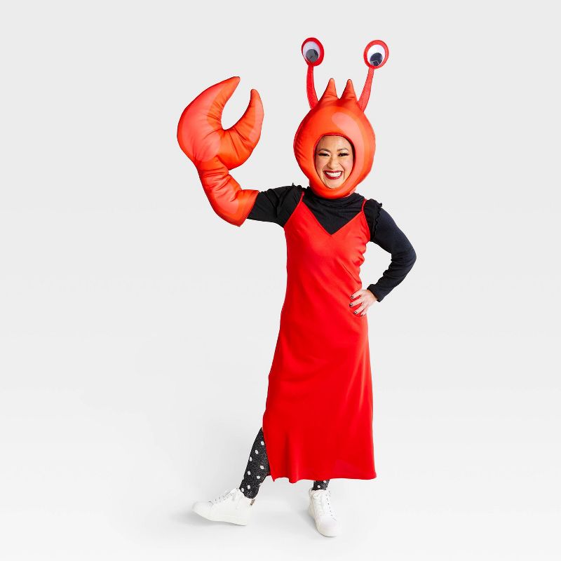 Photo 1 of Adult Oversize Crab Halloween Costume Accessory Set