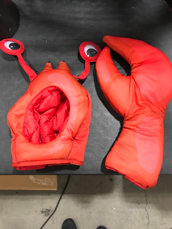 Photo 2 of Adult Oversize Crab Halloween Costume Accessory Set