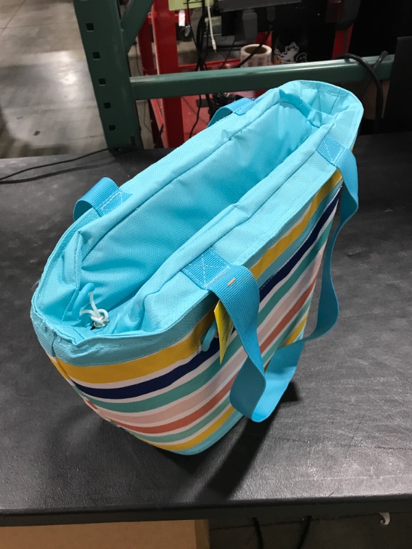 Photo 3 of 4.5qt Tote Cooler Stripe - Sun Squad
