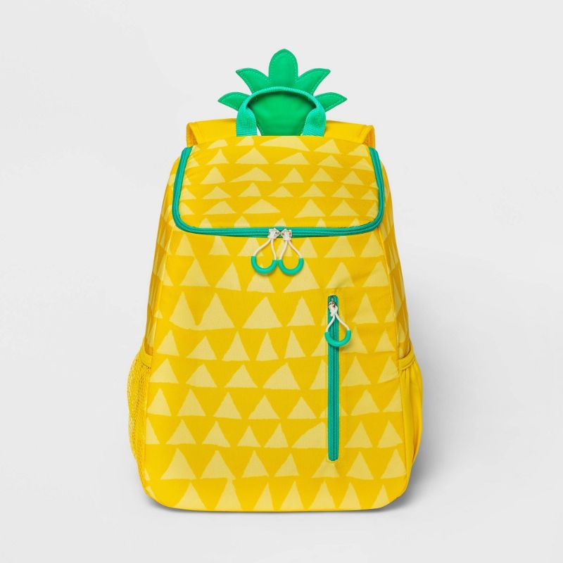 Photo 1 of 7.5qt Backpack Cooler Pineapple - Sun Squad
