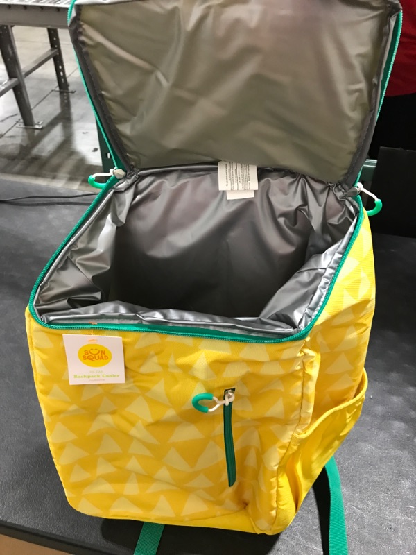 Photo 3 of 7.5qt Backpack Cooler Pineapple - Sun Squad
