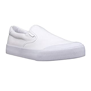 Photo 1 of Lugz Men's Clipper Protege Classic Slip-on Fashion Sneaker, White, 8.5 