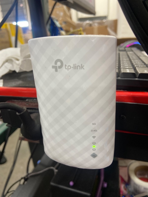 Photo 2 of TP-Link | AC750 WiFi Range Extender - Dual Band Cloud App Control | 2019 Release | Up to 750Mbps | One Button Setup Repeater, Internet Booster, Access Point | Smart Home & Alexa Devices