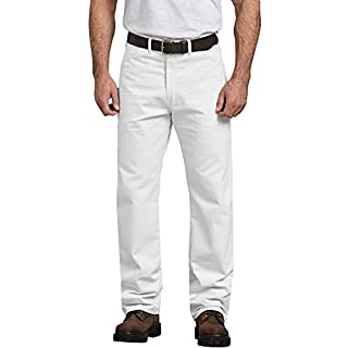 Photo 1 of 
Dickies mens Painter's Utility Pant Relaxed Fit Big Jeans, White, 46W x 30L US (B0001YRJOU)
