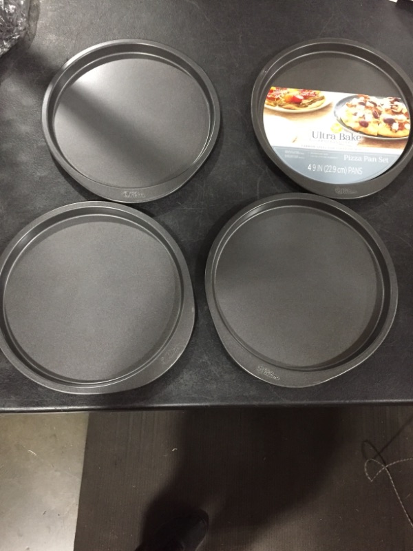 Photo 2 of Wilton Ultra Bake Professional 4pc 9" Non-Stick Pizza Pan Set - Carbon Steel