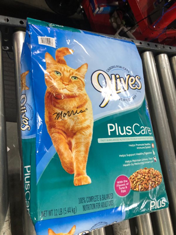 Photo 2 of 9Lives Plus Care Cat Food, 12-Pound (1768888) BB 5/2022
