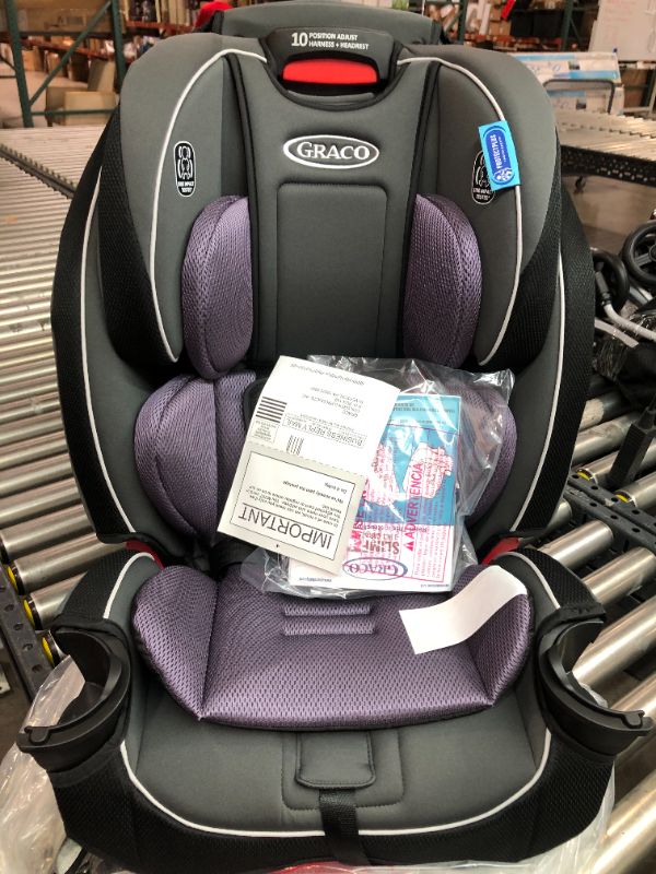 Photo 2 of Graco SlimFit 3 in 1 Car Seat, Slim & Comfy Design Saves Space in Your Back Seat, Annabelle
