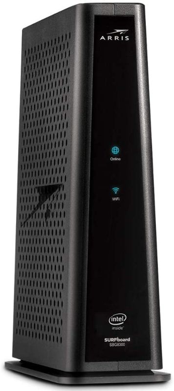 Photo 1 of ARRIS Surfboard SBG8300-RB DOCSIS 3.1 Gigabit Cable Modem & AC2350 Dual Band Wi-Fi 5 Router, Approved for Cox, Spectrum, Xfinity & Others (RENEWED)
