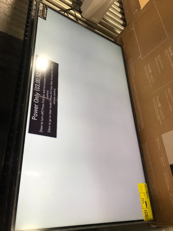Photo 2 of LG 43-Inch Class UQ9000 Series Alexa Built-in 4K Smart TV (3840 x 2160), 60Hz Refresh Rate, AI-Powered 4K, Cloud Gaming (43UQ9000PUD, 2022), FOR PARTS ONLY 
