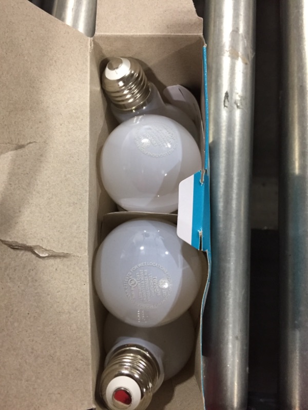 Photo 2 of 40-Watt Equivalent A19 Dimmable LED Light Bulb Daylight (4-Pack)