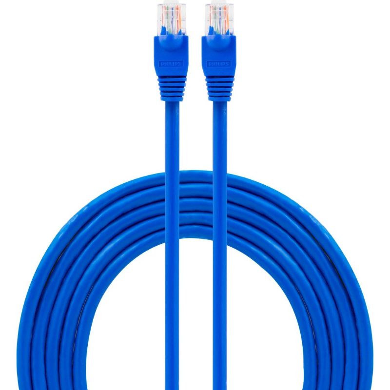 Photo 1 of Philips 7' Cat6 Ethernet Cable - Blue