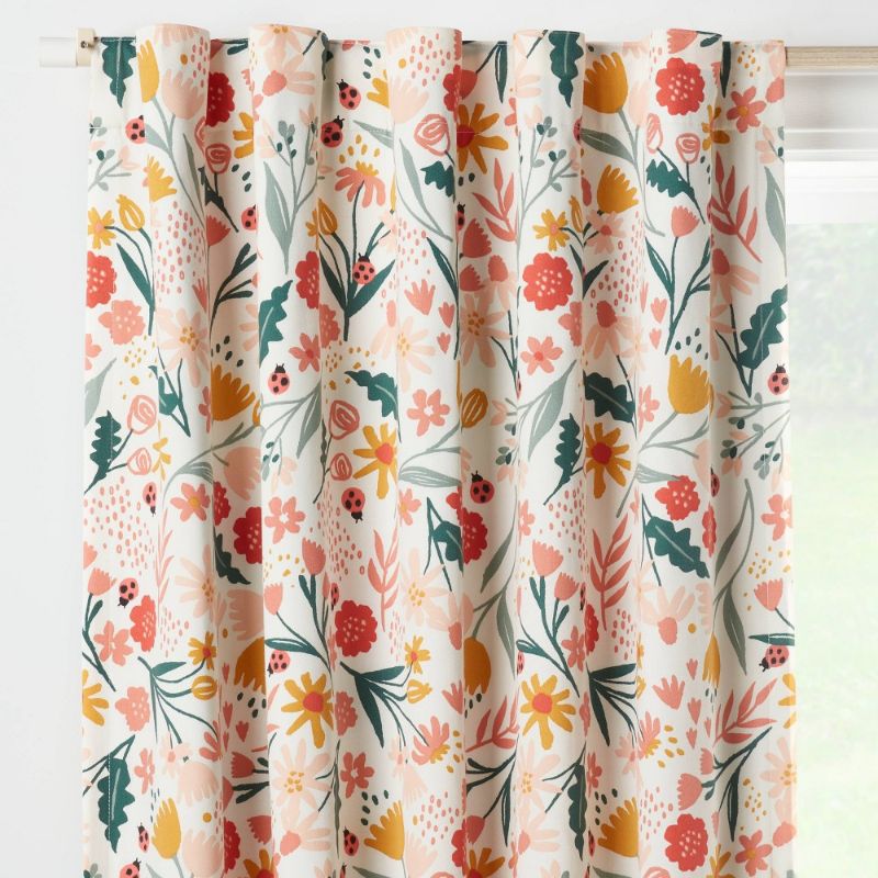 Photo 1 of 84" in the Garden Full Printed Blackout Curtain Panel - Pillowfort™