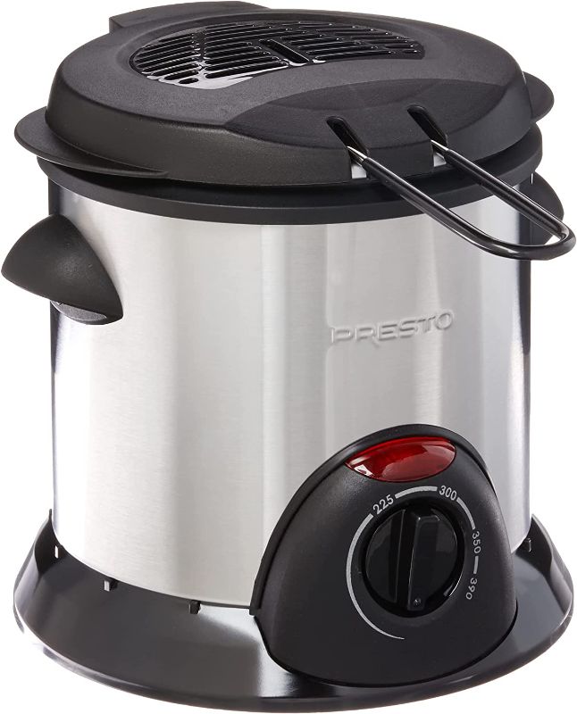 Photo 1 of Presto 05470 Stainless Steel Electric Deep Fryer, Silver