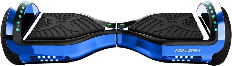 Photo 1 of Hover-1 Chrome Electric Hoverboard | 6MPH Top Speed, 6 Mile Range, 4.5HR Full-Charge, Built-In Bluetooth Speaker, Rider Modes: Beginner to Expert