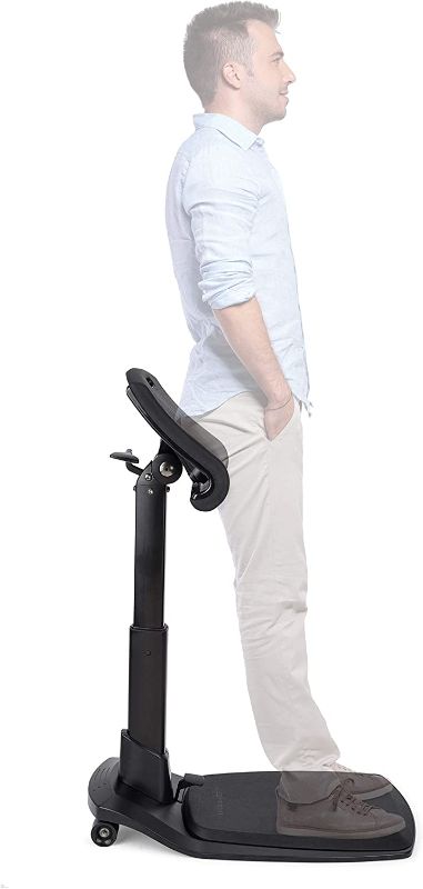 Photo 1 of Best Standing Desk Chair for Leaning and Posture LeanRite Elite Ergonomic Back Pain Relief Includes Anti Fatigue mat (Includes Xtra seat-Cushion)