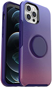 Photo 1 of OTTERBOX Otter + POP Symmetry Series Case for iPhone 12 Pro Max - Violet Dusk
