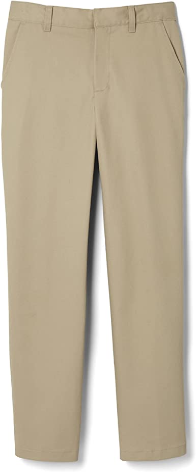 Photo 1 of French Toast Boys' Adjustable Waist Stretch Straight Fit Chino Pant (Standard & Husky)
SIZE 12.