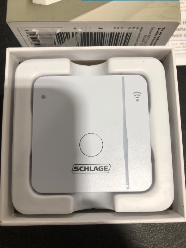 Photo 4 of SCHLAGE BR400 Sense Wi-Fi Adapter (2.4GHz WiFi Only) | Works With SCHLAGE Sense , White
